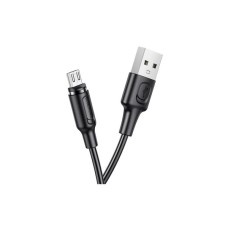 Дата кабель USB 2.0 AM to Micro 5P 1.0m 2.4A magnetic BX41 black BOROFONE (6931474738455)