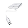 Концентратор HOCO USB-C to USB3.0+HDMI+PD HB14 Silver (6931474725790)