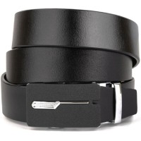 Ремінь Vintage Чоловічий з матовою пряжкою Чорний (20335)
