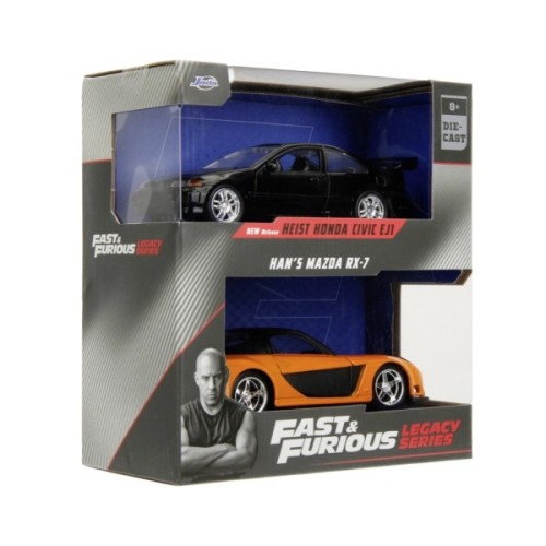 Машина Jada набiр автомоделей Fast and Furious Mazda PX-7 і Honda Civic EJ1 (253202011)