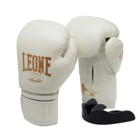 Боксерські рукавички Leone GN059W White/Gold 10 унцій (GN059W_White_10oz)
