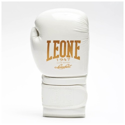 Боксерські рукавички Leone GN059W White/Gold 10 унцій (GN059W_White_10oz)