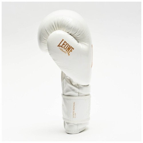 Боксерські рукавички Leone GN059W White/Gold 10 унцій (GN059W_White_10oz)