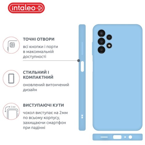 Чохол до мобільного телефона Intaleo SoftShell Samsung Galaxy A13 4G Light Blue (1283126557880)