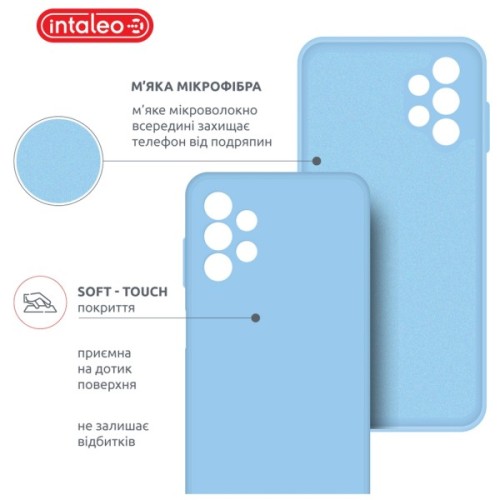Чохол до мобільного телефона Intaleo SoftShell Samsung Galaxy A13 4G Light Blue (1283126557880)