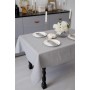 Скатертина Прованс святкова Перлина Silver 132х120 см (037590)