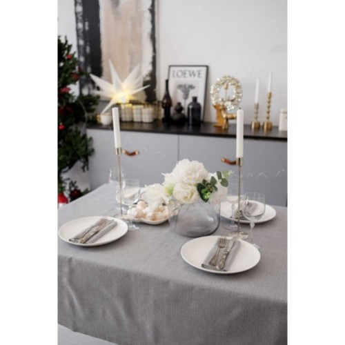 Скатертина Прованс святкова Перлина Silver 132х120 см (037590)