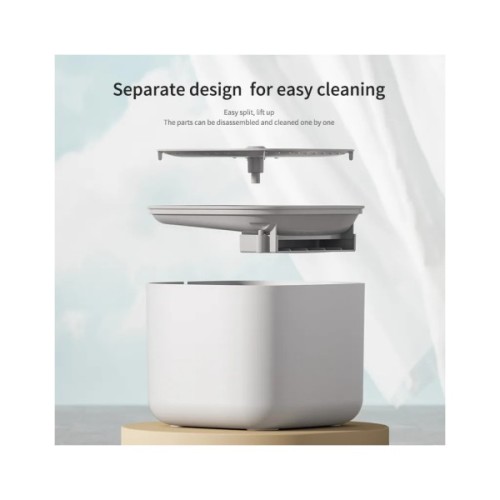 Універсальний посуд для тварин Me&Pet Поїлка фонтан 3 л біла (NMP070)