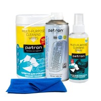 Універсальний чистячий набір Patron Spray f/tech250ml+S.dusterF3-020+wipes +microfi (CS-PN-BUNDL-12)