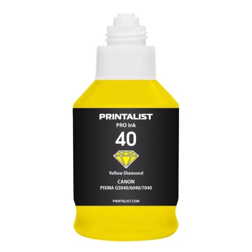 Чорнило Printalist Canon GI-40 для G5040/G6040 190г Yellow (PL40Y)