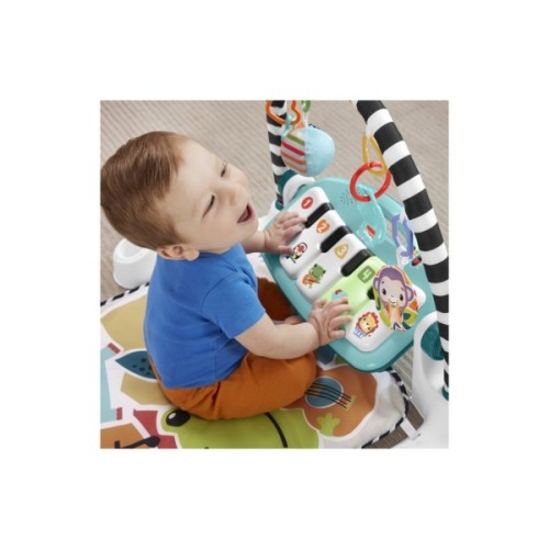 Дитячий килимок Fisher-Price ігровий центр блакитний Натискай та грай з технологією Smart Stages (англ.) (HWY58)