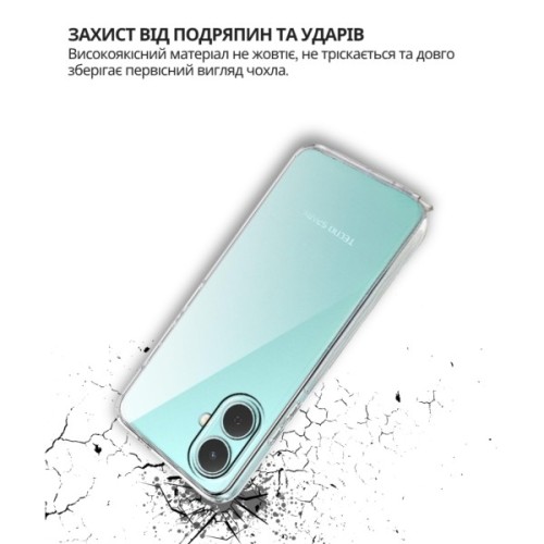 Чохол до мобільного телефона BeCover Silicone Tecno Spark Go 2 (KM4) Transparent (714682)