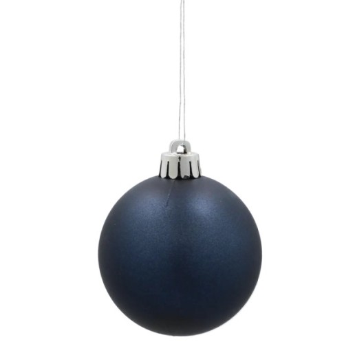 Ялинкова іграшка Chomik пластикові кульки 8 шт, 6 см, сині (5900779893979_1)