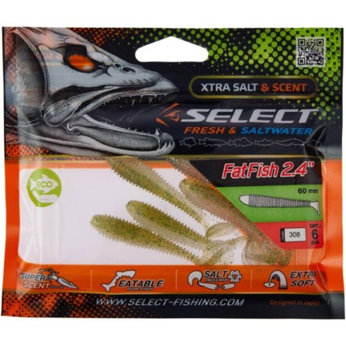 Силікон рибальський Select FatFish 2.4" 308 (6 шт/уп) (1870.71.42)