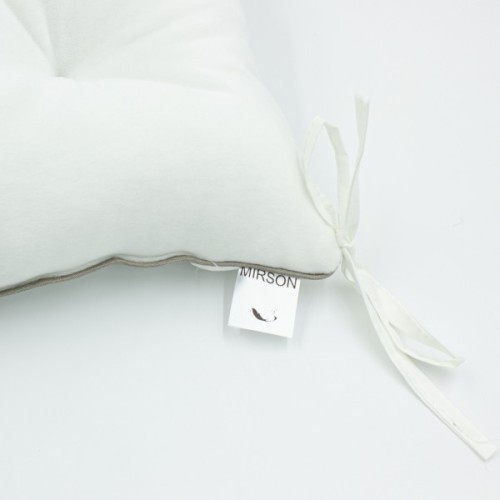 Подушка на стілець MirSon 28-0001 White Velvet 40х40 см (2200006185864)