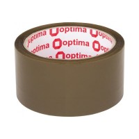 Скотч Optima 48 мм х 50 м х 43 мкм Extra, коричневий (O45327)