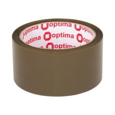 Скотч Optima 48 мм х 50 м х 43 мкм Extra, коричневий (O45327)