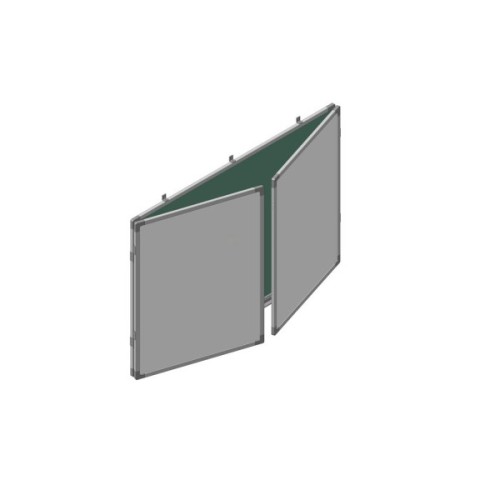 Шкільна дошка Sector магнітна крейдово-маркерна дошка 400х100 ( (КМ4010)