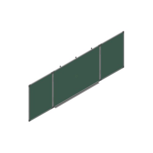 Шкільна дошка Sector магнітна крейдово-маркерна дошка 400х100 ( (КМ4010)