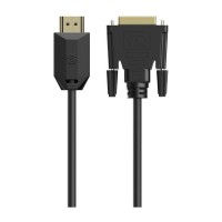 Кабель мультимедійний HDMI M to DVI M 3.0m 4K60Hz 24+1pin HP (DHC-HD05-03M)