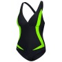 Купальник Aqua Speed Greta 351-01 чорний, салатовий 40 (5908217655394)