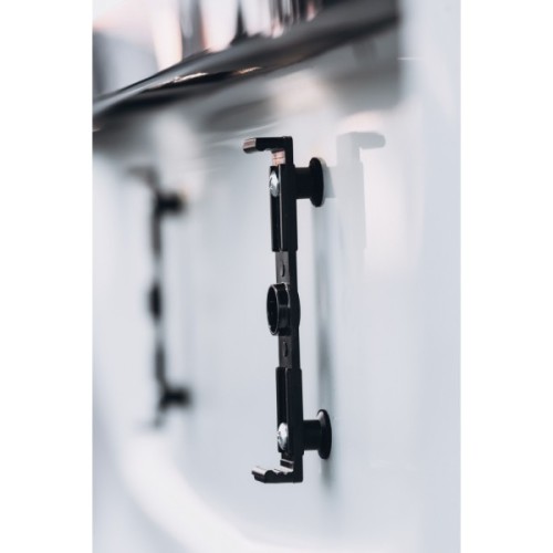 Рамка номерного знака Poputchik невидимки стандартні чорні, к-т 4шт (24-051-IS)