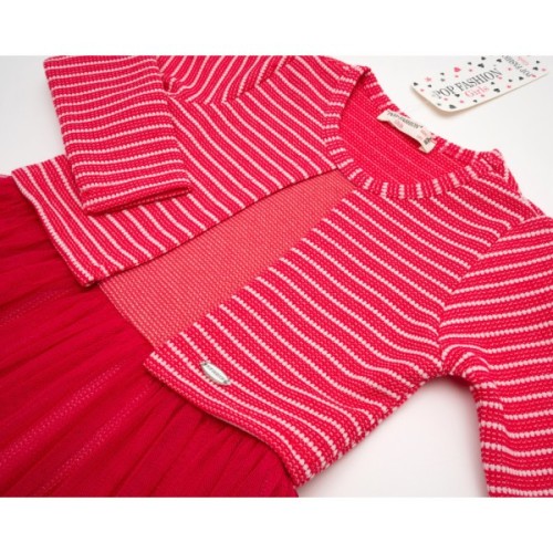 Плаття дитяче POP FASHION з фатиновою спідницею (6963-128G-fuchsia)