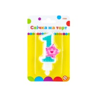Свічка Maxi Princess "1" висотою 7,62 см (MX622050-1)