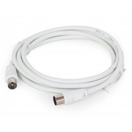 Кабель телевізійний 75 Ом 1.8m white Cablexpert (CCV-515-W)