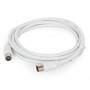 Кабель телевізійний 75 Ом 1.8m white Cablexpert (CCV-515-W)