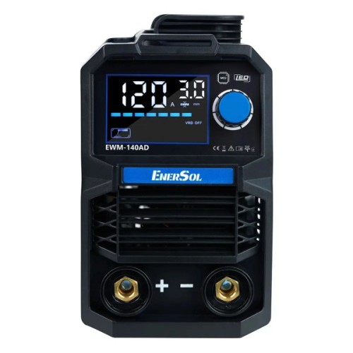 Зварювальний апарат Enersol інверторний, 20-140 A, 6.1 кВт, 2.9 кг (EWM-140AD)