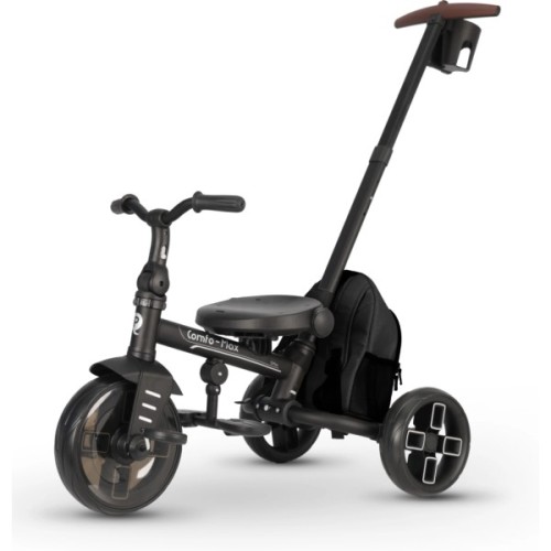 Дитячий велосипед QPlay Comfo Max складаний триколісний Black (T70 ComfoMaxBlack)