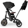 Дитячий велосипед QPlay Comfo Max складаний триколісний Black (T70 ComfoMaxBlack)