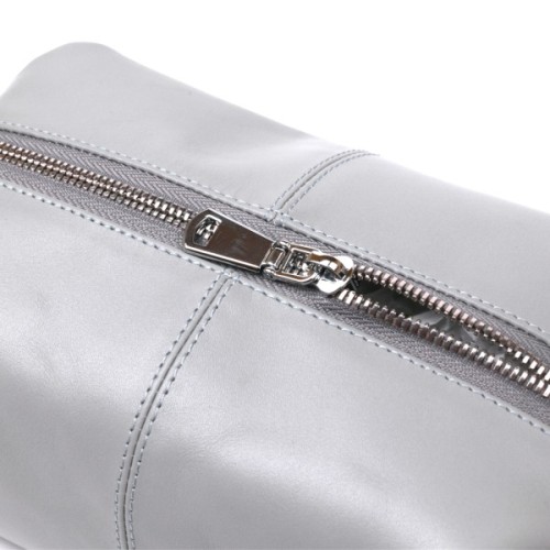 Косметичка Shvigel Шкіряна Сіра (16404)