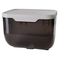 Тримач паперу туалетного Алеана 171022 Коричневий прозорий / біла троянда (000028222)