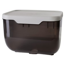 Тримач паперу туалетного Алеана 171022 Коричневий прозорий / біла троянда (000028222)