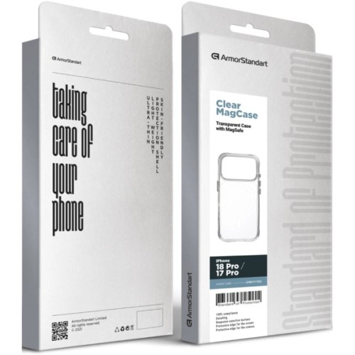 Чохол до мобільного телефона Armorstandart Clear MagCase Apple iPhone 18 Pro / 17 Pro Transparent (ARM91763)