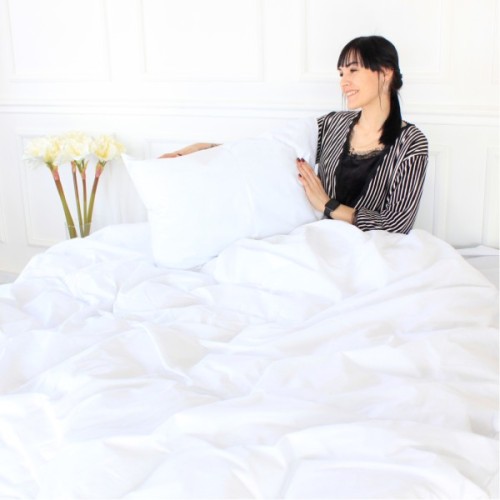 Постільна білизна MirSon Ranforce Elite 11-2107 White 143х210 (2200004667775)