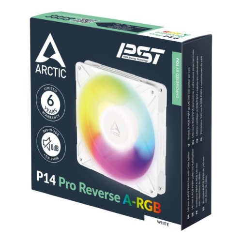 Кулер до корпусу Arctic P14 PRO REVERSE ARGB (ACFAN00328A)
