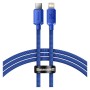 Дата кабель USB-C to Lightning 1.2m 20W blue Baseus (CAJY000203)