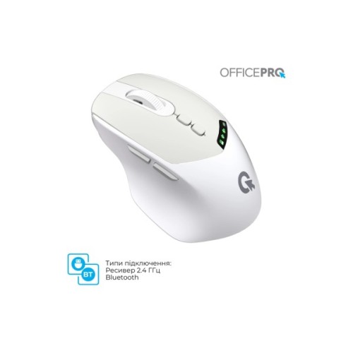 Мишка OfficePro M520W Wireless/Bluetooth White (M520W)