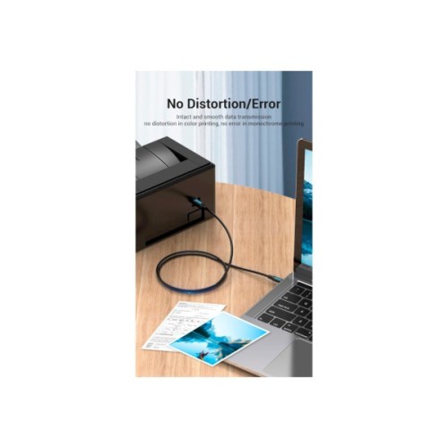 Кабель для принтера USB-C 2.0 to BM 2.0m 2.4А 480Mbps Vention (CQUBH)