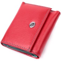 Гаманець ST Leather З натуральної шкіри Червоний (19502)