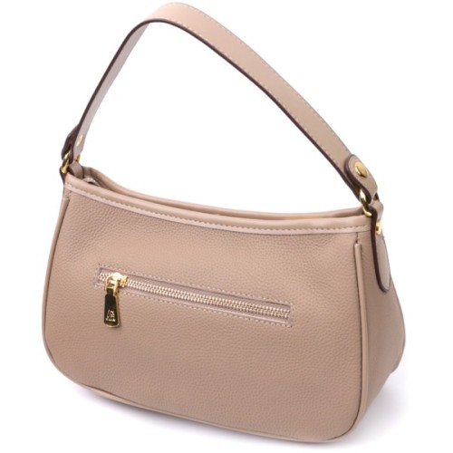 Сумка Vintage Жіноча з двома ручками із натуральної шкіри Бежева (22632)