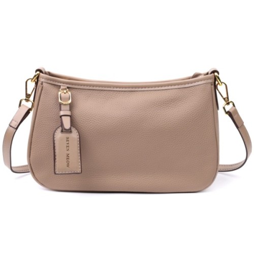 Сумка Vintage Жіноча з двома ручками із натуральної шкіри Бежева (22632)