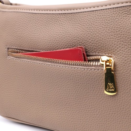 Сумка Vintage Жіноча з двома ручками із натуральної шкіри Бежева (22632)