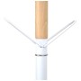 Вішалка підлогова Аклас Тополя VKY-6015W 171x37 (Бук/металл білий) (00164130)