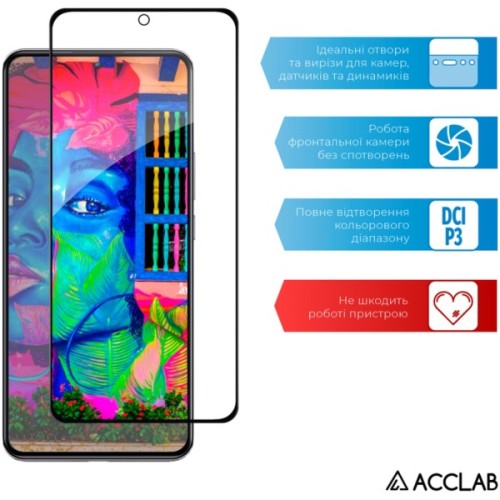 Скло захисне ACCLAB Full Glue Xiaomi 12T/12T Pro Black (1283126546402)