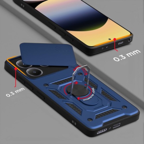 Чохол до мобільного телефона BeCover Military Xiaomi Redmi Note 14 5G Blue (713093)