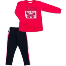 Спортивний костюм дитячий Breeze з метеликом (13080-134G-fuchsia)